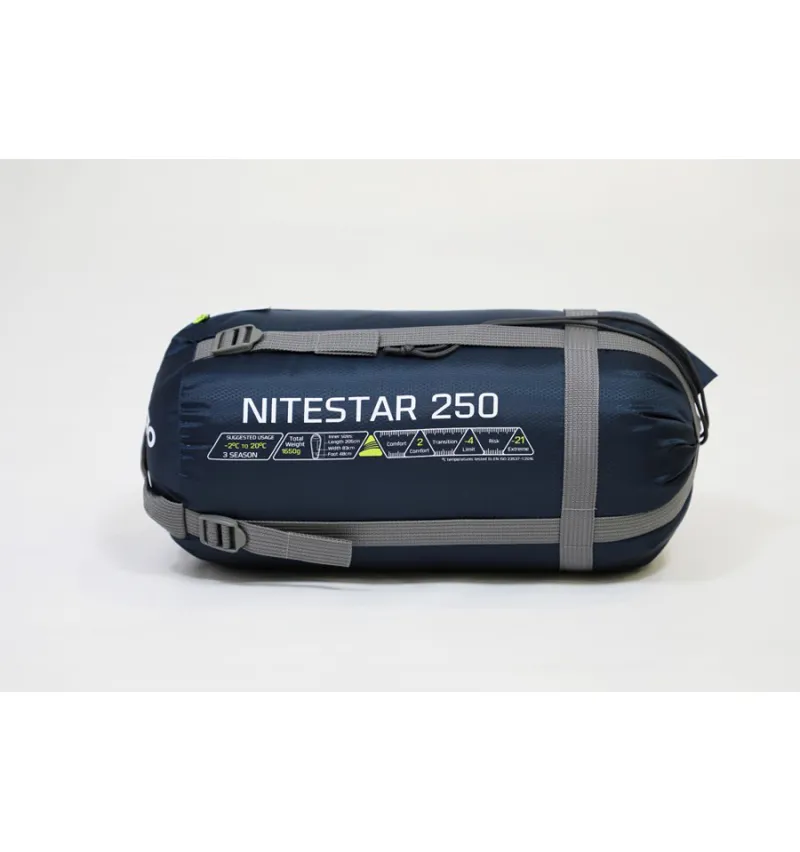 Vango's Nitestar Alpha 250 Sleeping Bag in Ocean Green-2